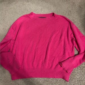 French Connection Fuchsia Crew Neck Sweater